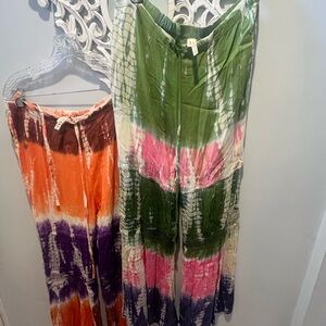 RAGA Multicolor Tie-Dye Pants